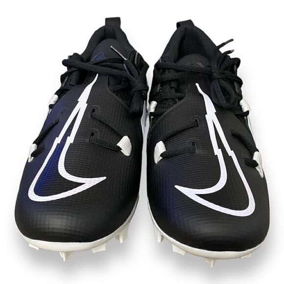 Nike Alpha Menace Pro 3 Black White Football Cleats CT6649-001 Mens size 11 - Picture 2 of 6